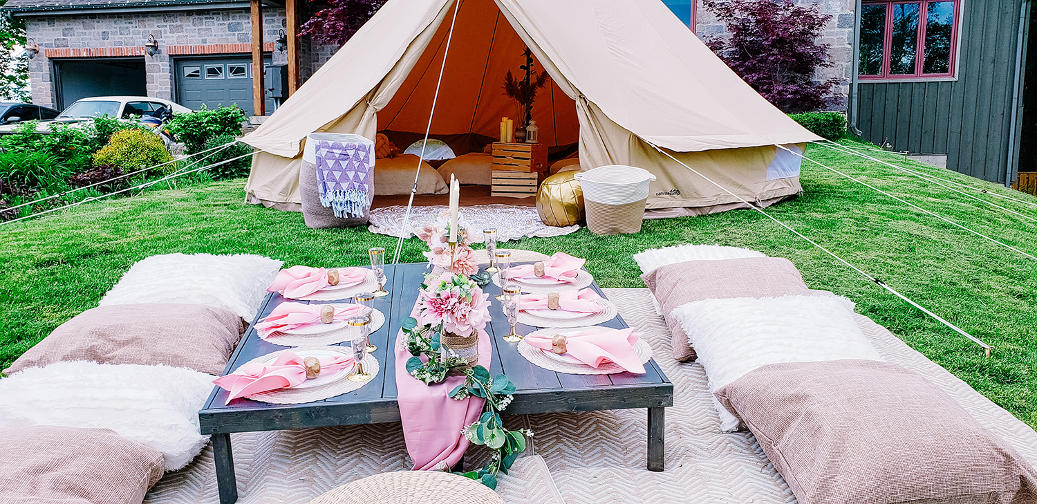 Bell Tent Slumber Party Theme