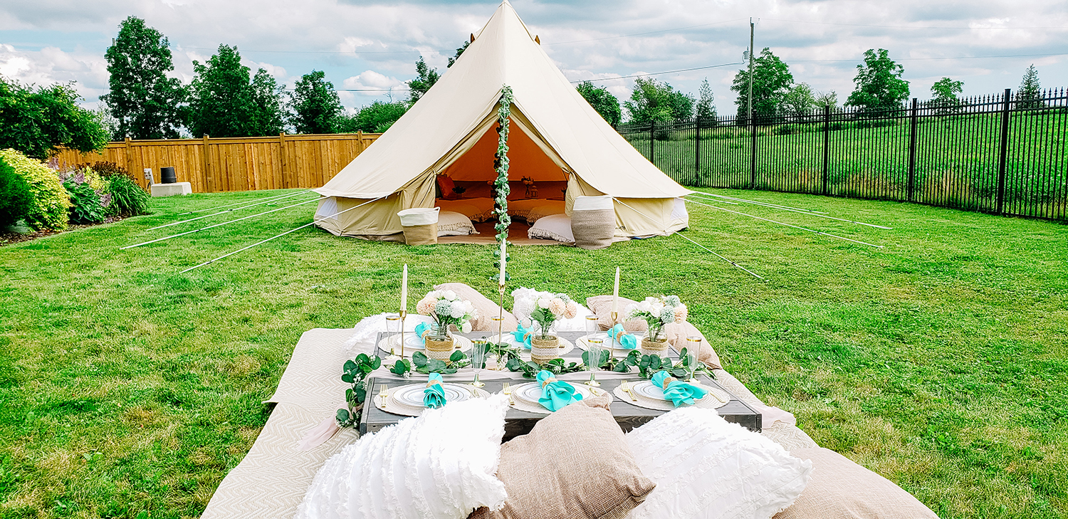 Bell Tent Slumber Party Theme