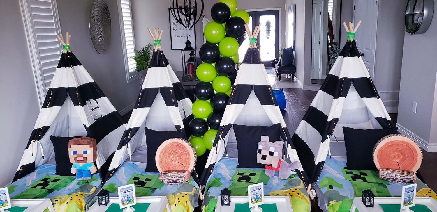 Boys Slumber Party Theme