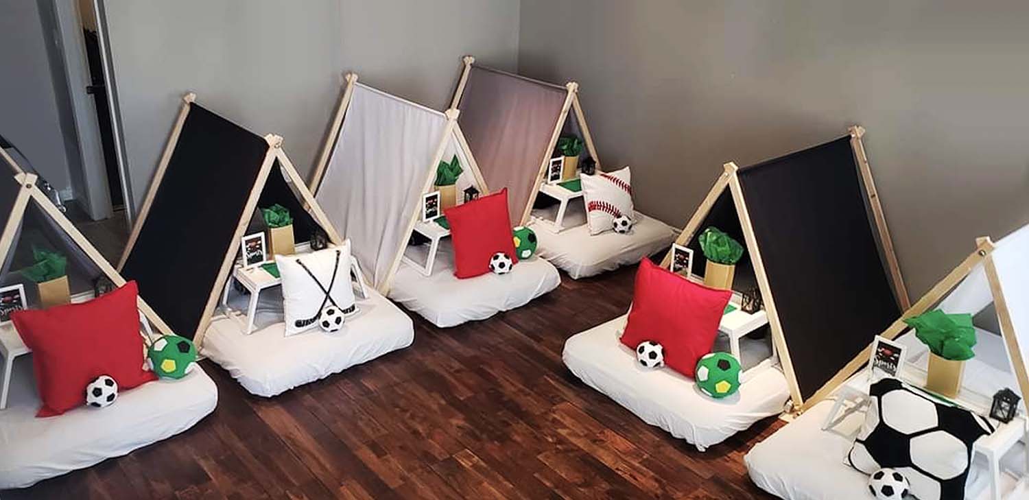 Boys Slumber Party Theme